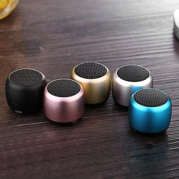 Mini trådløs Bluetooth-høyttaler (blå)