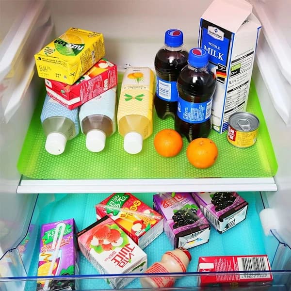8-pack Antibacterial Fridge Mats Moisture Deodorant