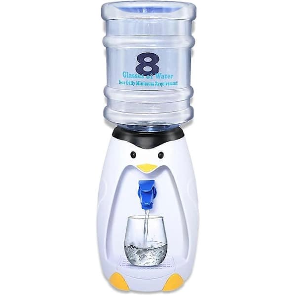 HA~Mini Vattendispenser med Kran, 8 Koppar Daglig Vattendispenser för Barn Hemsammankomster och Kontorskaraffer