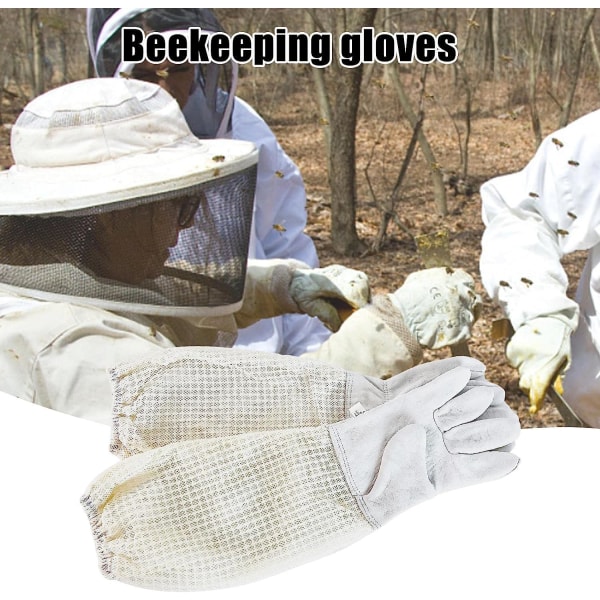 Biodlingshandskar, Biodlingshandskar skyddar mot honungsbistick | Getskinnsbiodlarhandskar