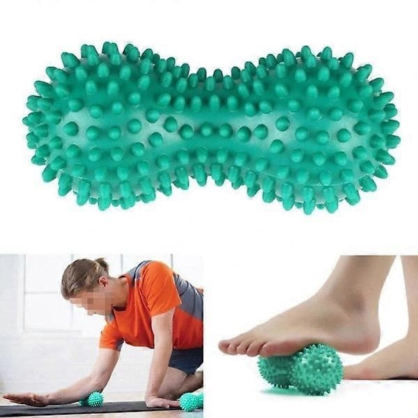 Jordnøttmassasje Roller Yoga Stick Kropp Multifunksjonell blå
