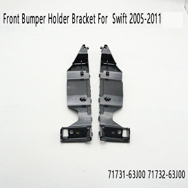 2 st Car Front Bumper Holder Bracket 71731-63j00 71732-63j00 För Swift 2005-2011