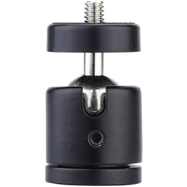 1/4\" Swivel Mini Ball Head Screw Tripod Mount För Dslr Kamera Ljusfäste