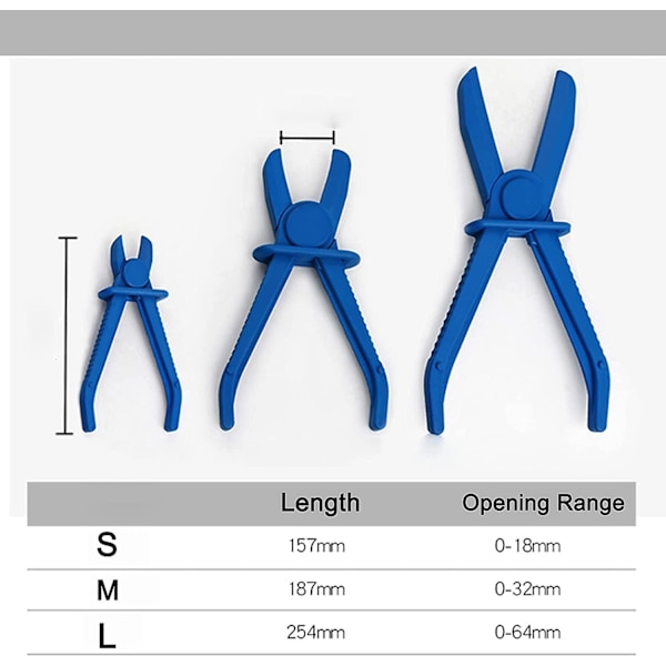 Slangeklemmeverktøysett Slangeklemmer Slangeklemmer Drivstoffbremse Plastverktøy Bremseklemmeverktøy Slangeklemmer