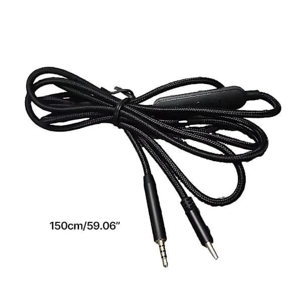 HA-USB-C til 2,5 mm han-kabel til QC25/QC35/QC35II/QC45 hovedtelefoner med mikrofon