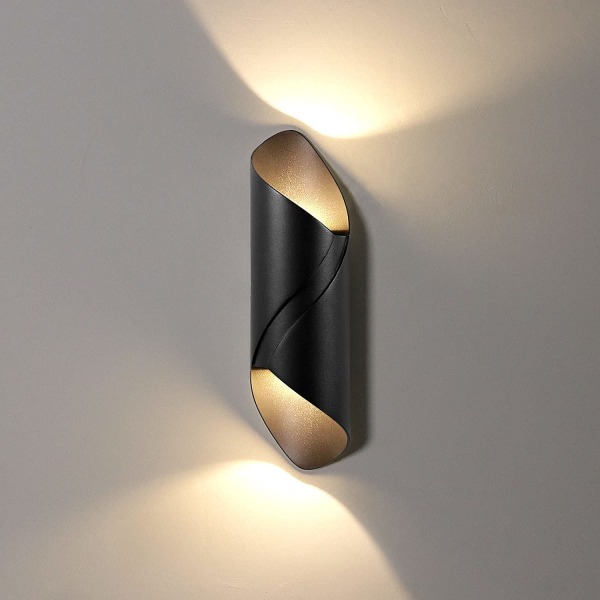 Modern minimalistisk utomhus LED vattentät vägglampa