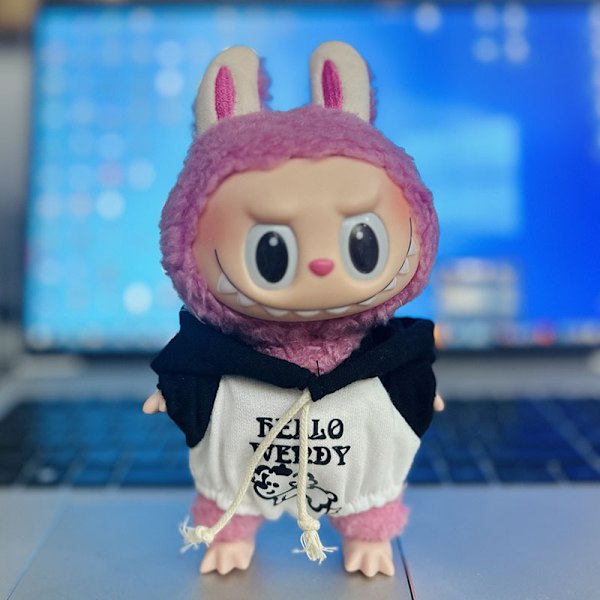 [HH] Kawaii Kläder Outfit Tillbehör för Kpop Labubu Idol Dockor Overall Set Kläder 57