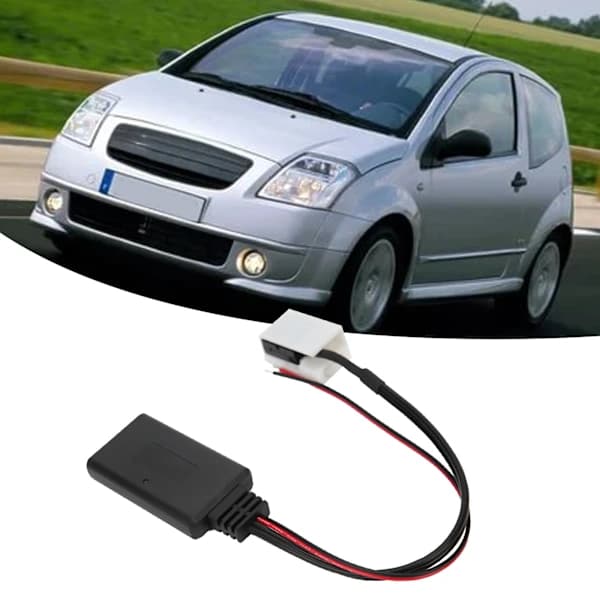 Stereo AUX-kabeladapter Radio RD4 Bluetooth-modul Passer til Citroen C2 C3 C4 C5 C6 Berlingo