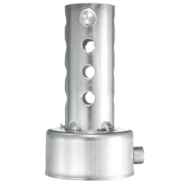2 st Silver Motorcykel Avgassystem Dämpare Insats Baffel Db Killer Ljuddämpare, 42mm X 80mm & 42mm X