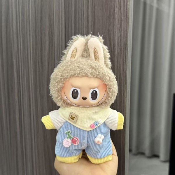 [HH] 17cm Labubu Kläder och Accessoarer Endast Designer, Dockor Ingår Ej, Labubus Original Klädset för La Bubu Docka for 17cm doll CN54