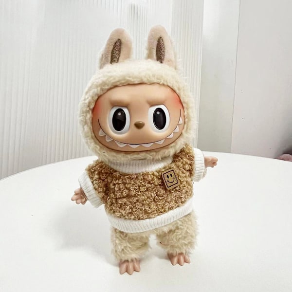 [HH] Kawaii Kläder Outfit Tillbehör för Kpop Labubu Idol Dockor Overall Set Kläder 63