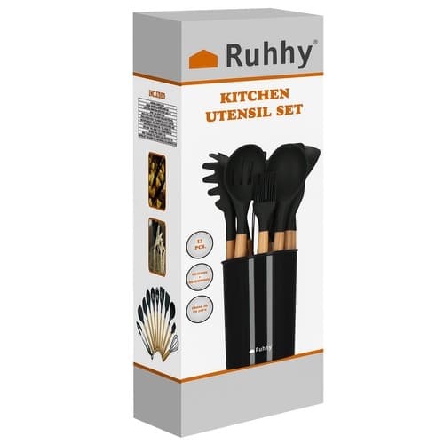 Kitchen Utensil Kit - Kitchen Utensils - 12 Pieces