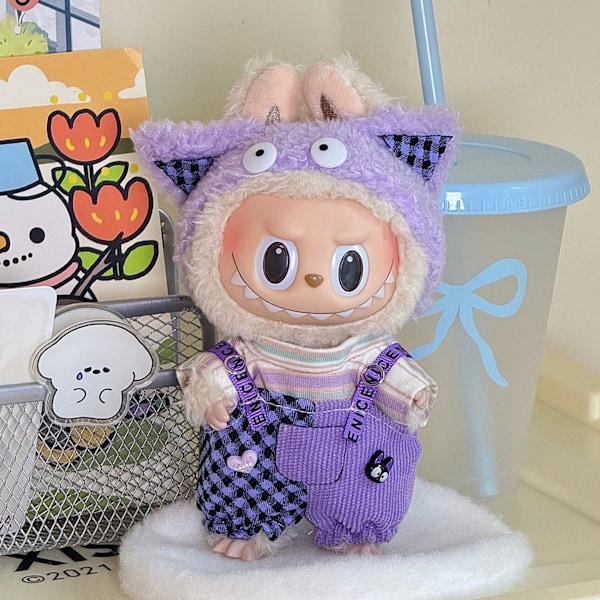 [HH] Labubu Klädset med olika alternativ lämpliga för V1V2V3-serien Söt Plysch ToUnique 24 (excluding dolls)
