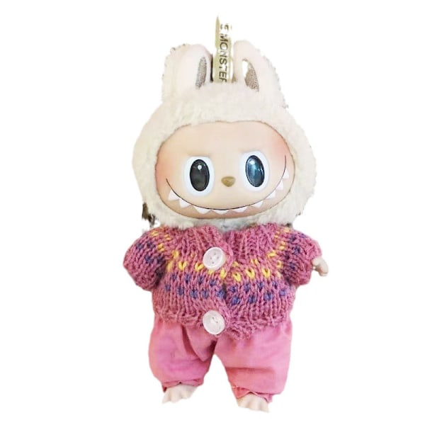 [HH] Kawaii Kläder Outfit Tillbehör för Kpop Labubu Idol Dockor Overall Set Kläder 37