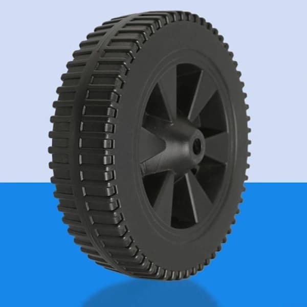 Sæt med 2 udskiftningshjul i plast til 175 mm grill