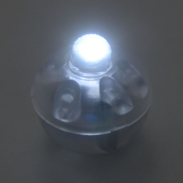 100 stk/pakke 100 X runde LED-flashballonglys Lang standbytid for papirlyktballong