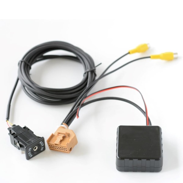 12v Mmi 2g Bil Bluetooth Aux Kabel Adapter Trådløs Av/av2 Til Q7 A6 A8 2006-2008 J523