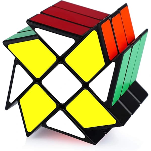 Rubiks kubehjul, tredje ordens variant (sort)