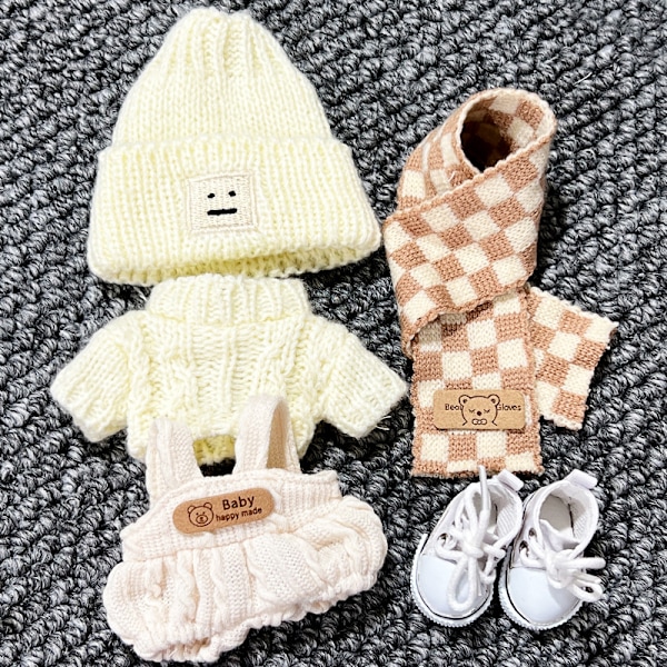 [HH]Labubu V1 Dockkläder 17cm Tumlar Hoodie Outfit Kostym Blind Box Popmart ToNot Original