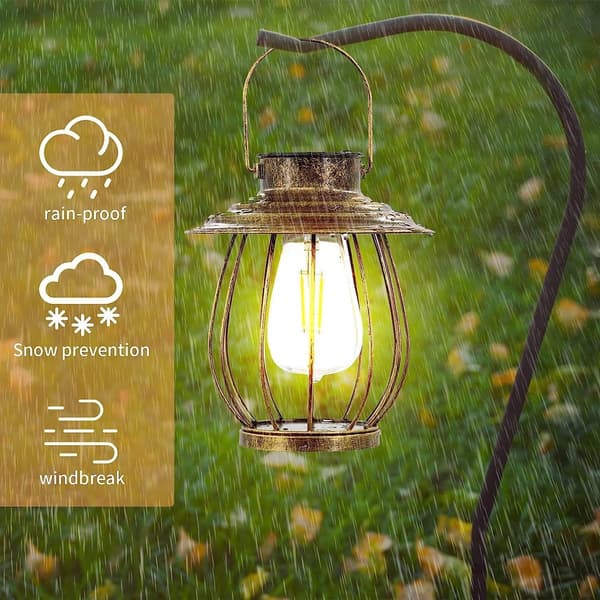 Solcelle-erstatningslampehoveder, LED, Automatisk Sensor, Vandtæt, Til Udendørs Havelanterner, 3-pak, Sort, 7 Cm