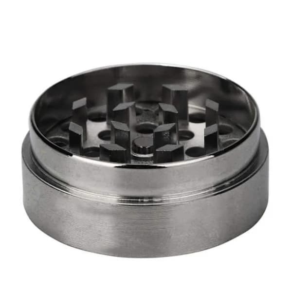 Urtekvern - Uspesifisert - 4 Deler - Sink Legering - Sølv - 40 * 43mm