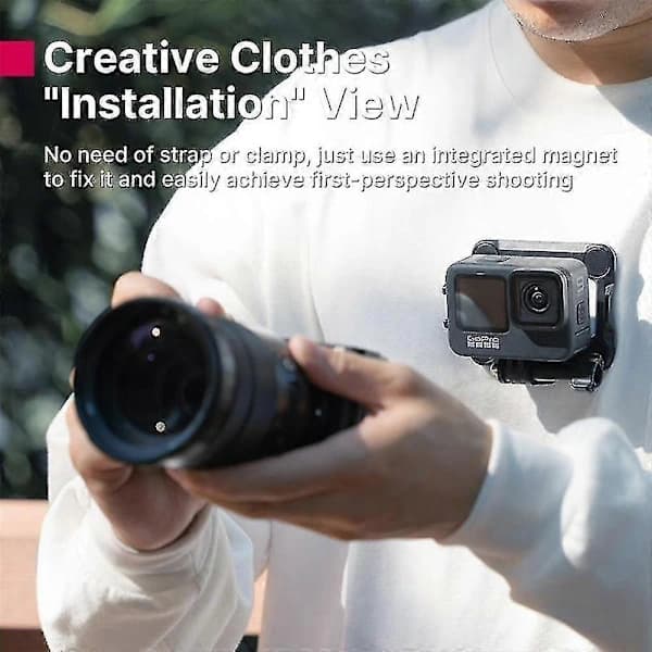 HA~Ulanzi Gp-16 3-i-1 Hurtigmontering til Actionkamera til Gopro 10