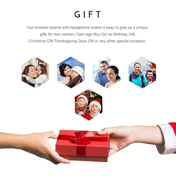 HA~Bluetooth Mössa Hörlurar Hatt Unika Julklappar Teknik