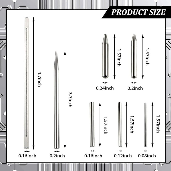 10 kpl metalli DIY-mallityökalusarjaa Tab Edge Cylinder Cone Shape Bending Assist -työkalut 3D-metalli Jigille