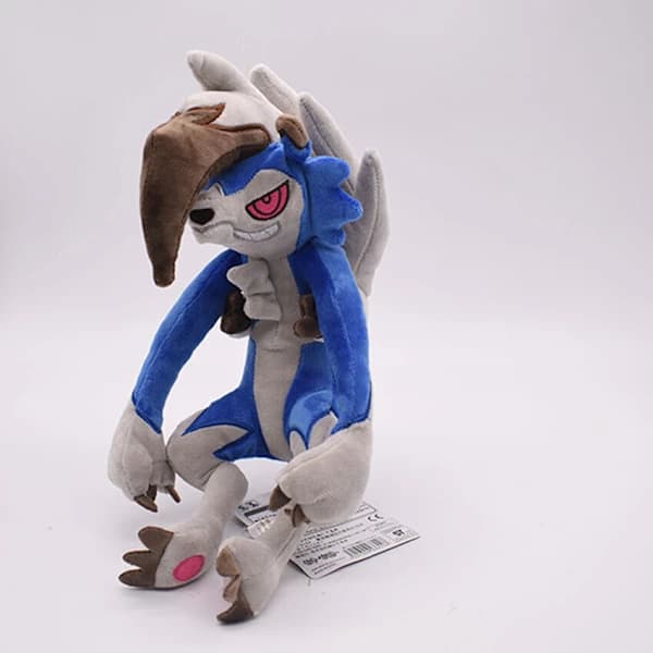 Kiiltävä Midnight Lycanroc Pehmolelupehmo 11 tuumaa