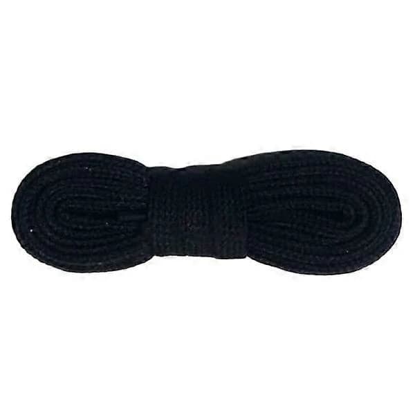 Farvede 1,5 cm brede snørebånd Unisex polyester snørebånd Dobbelt hvid null sort null