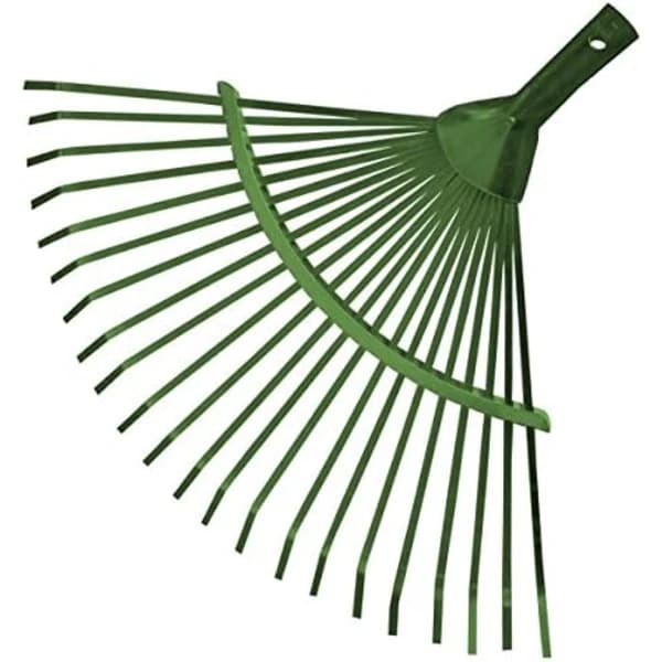 HA~42 cm metallinen lehtiharava