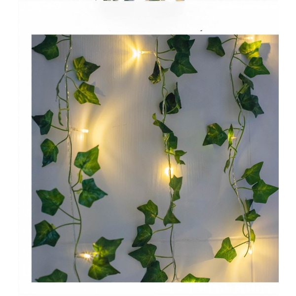 Gröna bladgirlang ljusslingor - Vine Fairy Light