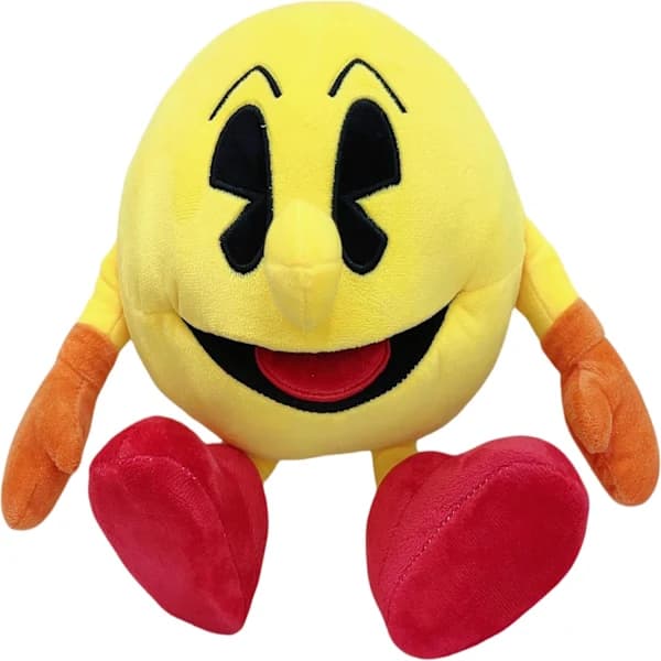 9,8\" Gul Pacman Plysjdyr, Kule Pacman Leker, Plysjdyrgaver til Gutter