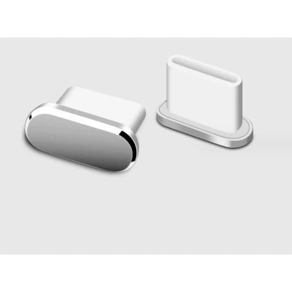 Blå 4-delt USB C støvprop type C beskyttelse Kompatibel med S