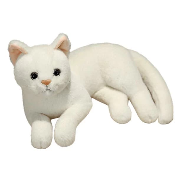 1 stk. 32 cm/12 tommer Realistisk Kat Plyslegetøj Festgave til Piger Mini Kat