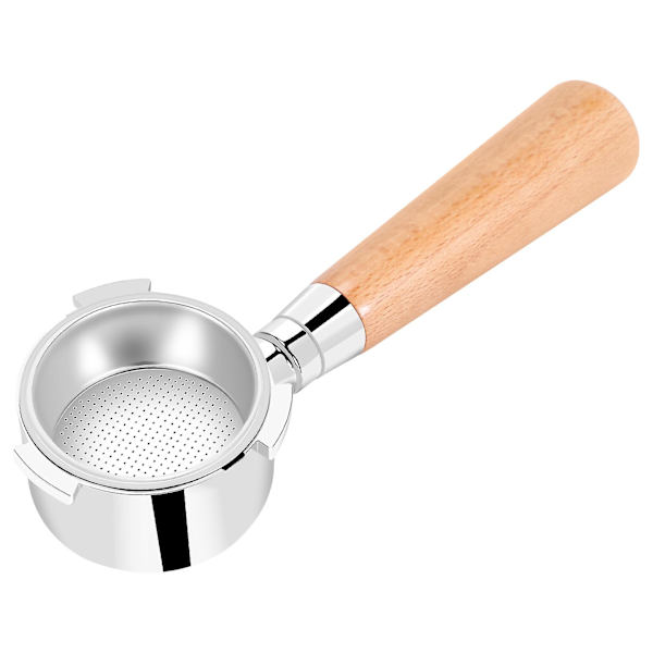 Bottenlöst kaffeportafilter kompatibelt med Ec680/ec685 Filter 51mm Ersättningsfilterkorg Kaffetillbehör
