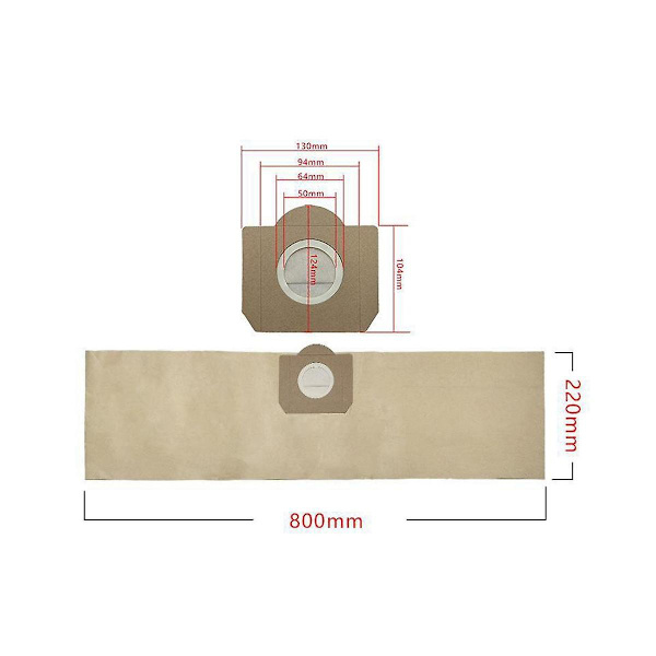 Paperipölypussit Wd3 Wd3300 Mv3 Se4001 Se4002 6.959-130 A2200 A2500 A2600 A2900 Imurin G