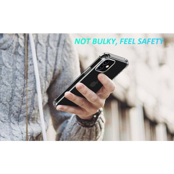 /HH/iPhone 12 Pro Max - Silikone Stødsikkert Ekstra Stødsikkert Gennemsigtigt Cover