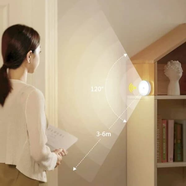 HA-Trådløs lampe med bevegelsessensor - Oppladbar LED hvit white