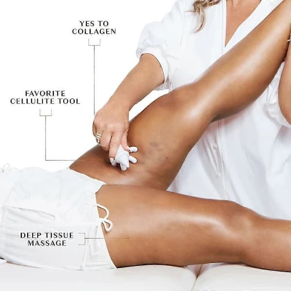 Cellulit Massageverktyg - Djupvävnad och Triggerpunktsmassagepinne - Stöd för obehag och kroppsskulptering