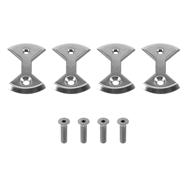 Cycling Pro Titanium Bike Bicycle Pedal Plate Cleats For Zero 4 Cleats 4 Bolts Bike Bicycle Replace