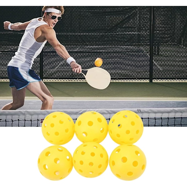 Pickleballbollar, bra elasticitet Pickleball stark för erfarna spelare för utomhusbanor