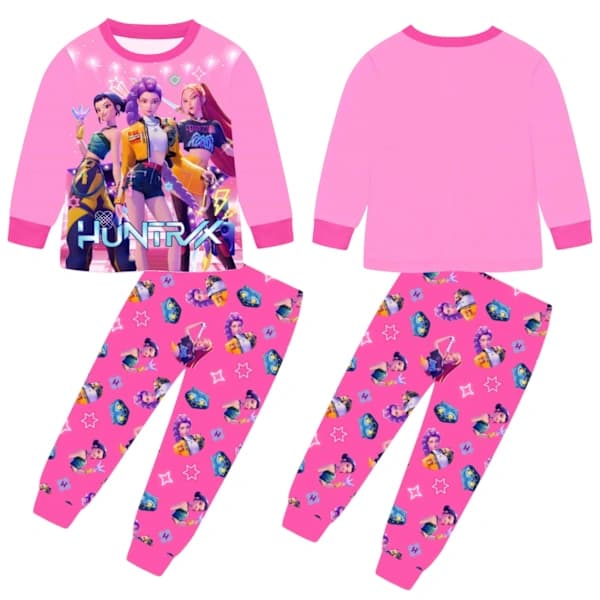 HA-Langermet pyjamas for jenter pinks10504 sett 140cm