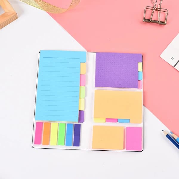 Post-it-sett, Post-it-etiketter, Separate Post-it-lapper, Skolemateriell-FM-
