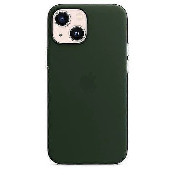 iPhone 13 Mini -nahkakotelo MagSafella, Sequoia Green