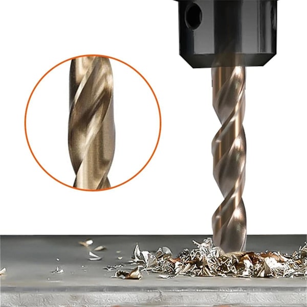 1,0-13 mm koboltbelagda borrbits Hss M35 elektrisk borr för trä metall stål hålskärare träbearbetning