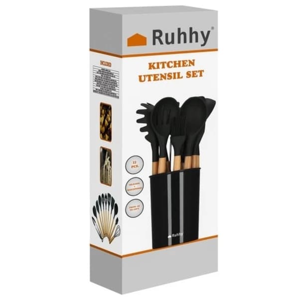 Kitchen Utensil Set - Köksredskap - 12 Pieces 1200