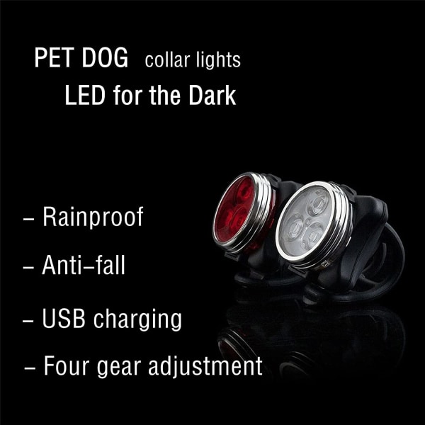 LED-ljushundsring hängande hundbälte