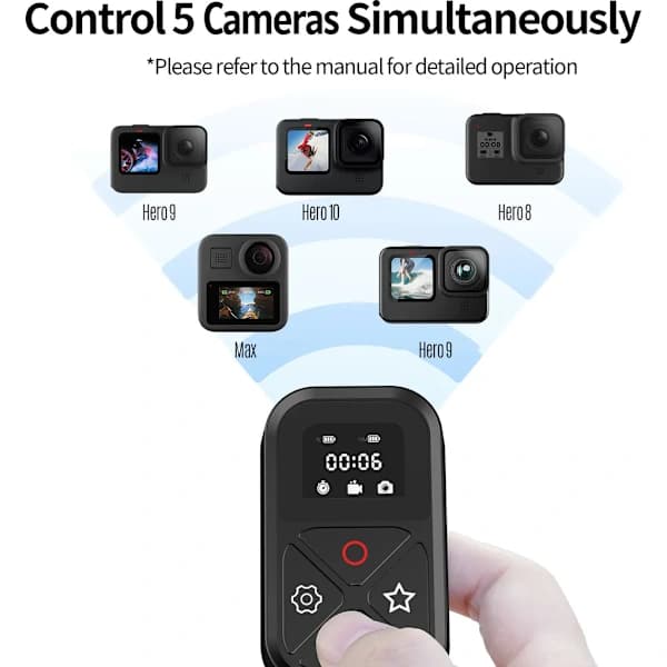 Kompatibel med GoPro Hero 11 Bluetooth Kamerakontroll