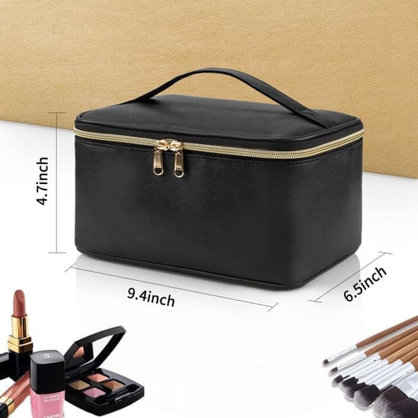 Makeup taske - Makeup tasker og toiletartikler - Toilettaske til al din makeup - Sort